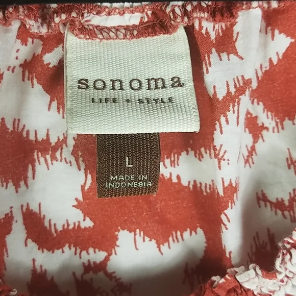 Sonoma, multi-color Hobo top, size L - Picture 4 of 6